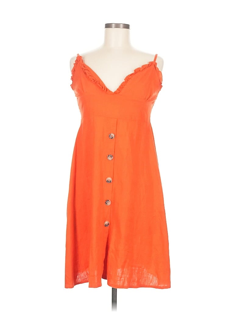 Pre-owned Amaryllis Casual Dress In Orange