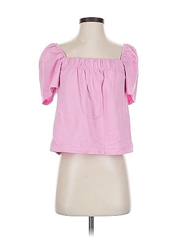 H&M L.O.G.G. Short Sleeve Blouse (view 1)