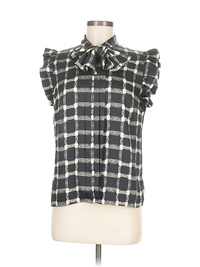 Pre-owned Sara Campbell Sleeveless Blouse In Black