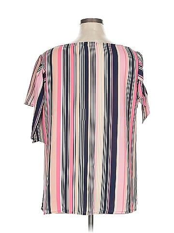 Roz & Ali Short Sleeve Blouse (view 2)
