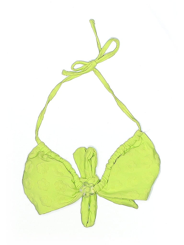 Pre-owned Wild Fable Swimsuit Top Green Swimwear