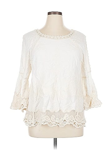 Democracy 3/4 Sleeve Blouse (view 1)