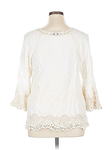 Democracy 3/4 Sleeve Blouse (view 2)
