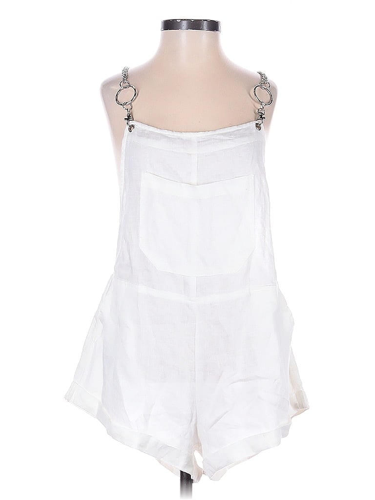Pre-owned Carmar Overall Shorts In White
