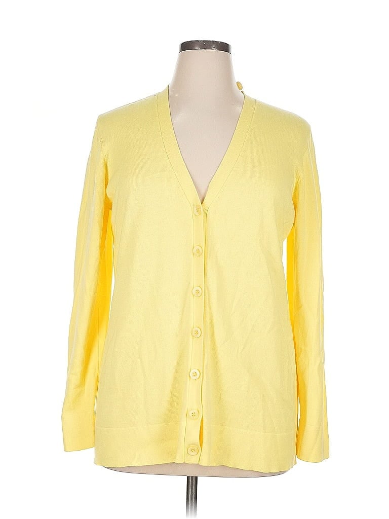 CHADWICKS Pre-owned Cardigan Sweater In Yellow