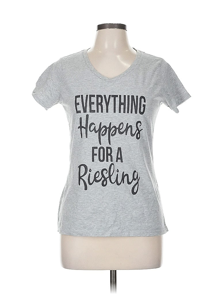 PORT & COMPANY Pre-owned Short Sleeve T-shirt In Gray