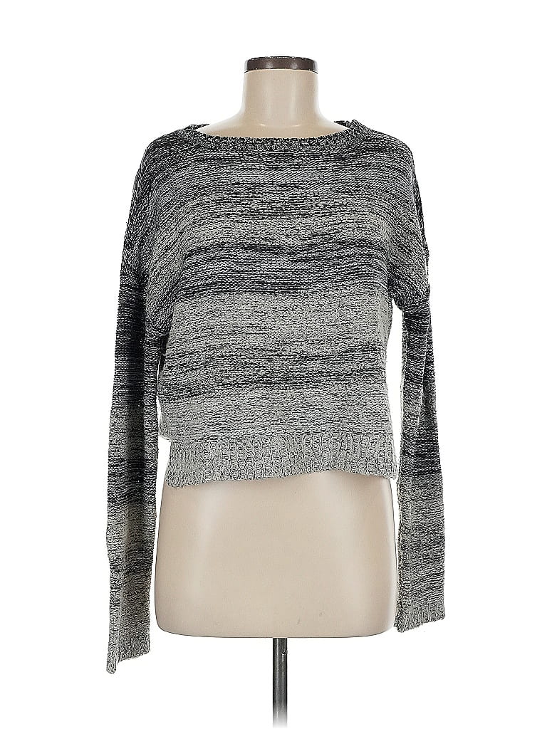 Pre-owned Aqua Pullover Sweater In Gray