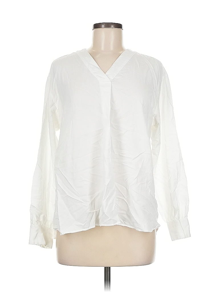 Click to view more detailed imagery on our partner's website Pre-owned Uniqlo Long Sleeve Blouse In White