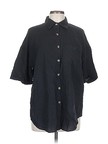 HOTOUCH 3/4 Sleeve Button-Down Shirt (view 1)