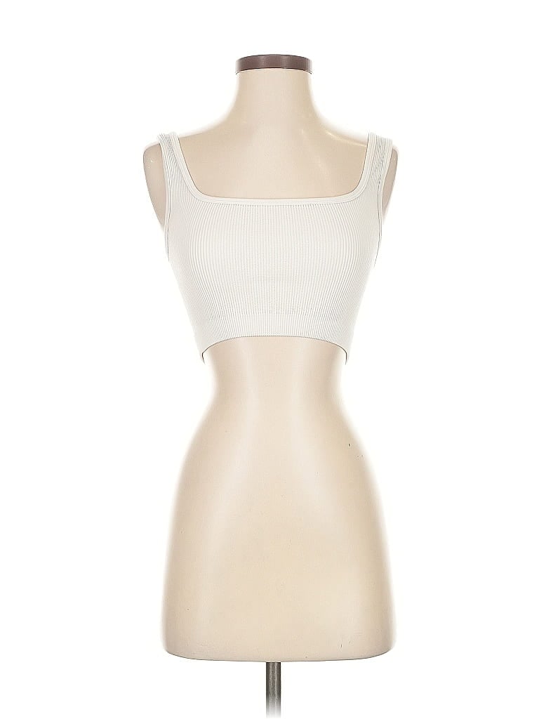 Click to view more detailed imagery on our partner's website Pre-owned Cotton On Tube Top Ivory Strapless Neckline Tops In White