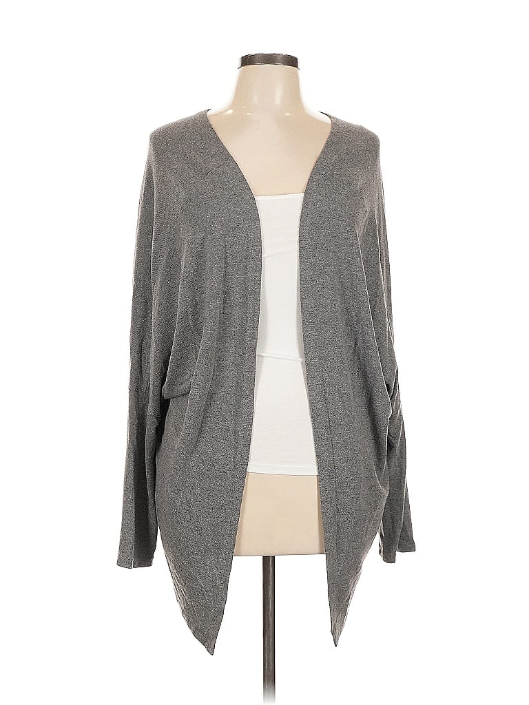 Pre-owned Leith Cardigan Sweater In Gray