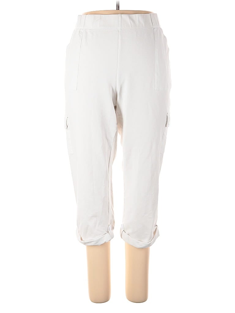 Pre-owned Zuda Casual Pants In White