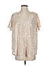 Torrid Animal Print Tan Short Sleeve Blouse Size Med (00) - photo 1
