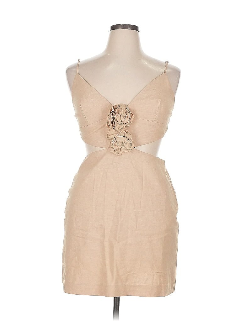 Pre-owned Zara Cocktail Dress In Brown