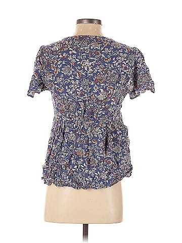 Isabel Maternity Short Sleeve Blouse (view 2)