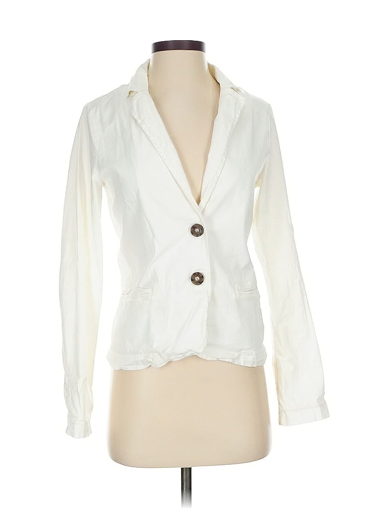Pre-owned Splendid Blazer Jacket In White