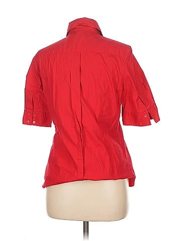 Moda International 3/4 Sleeve Button-Down Shirt (view 2)