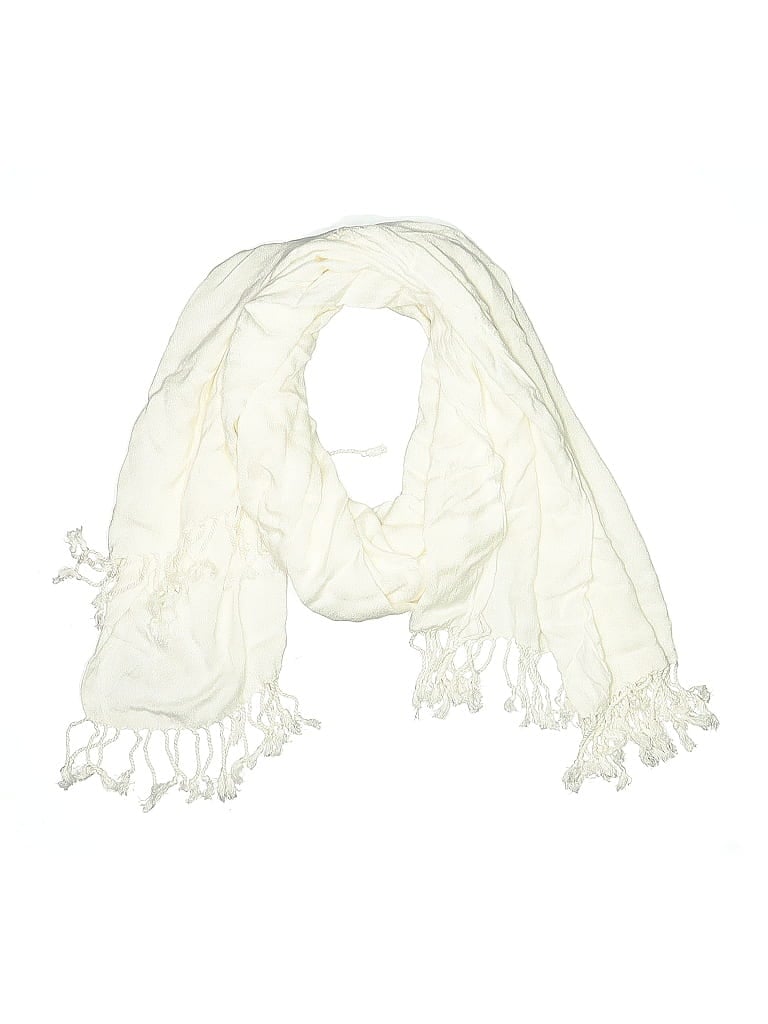 Pre-owned Unbranded Scarf In White