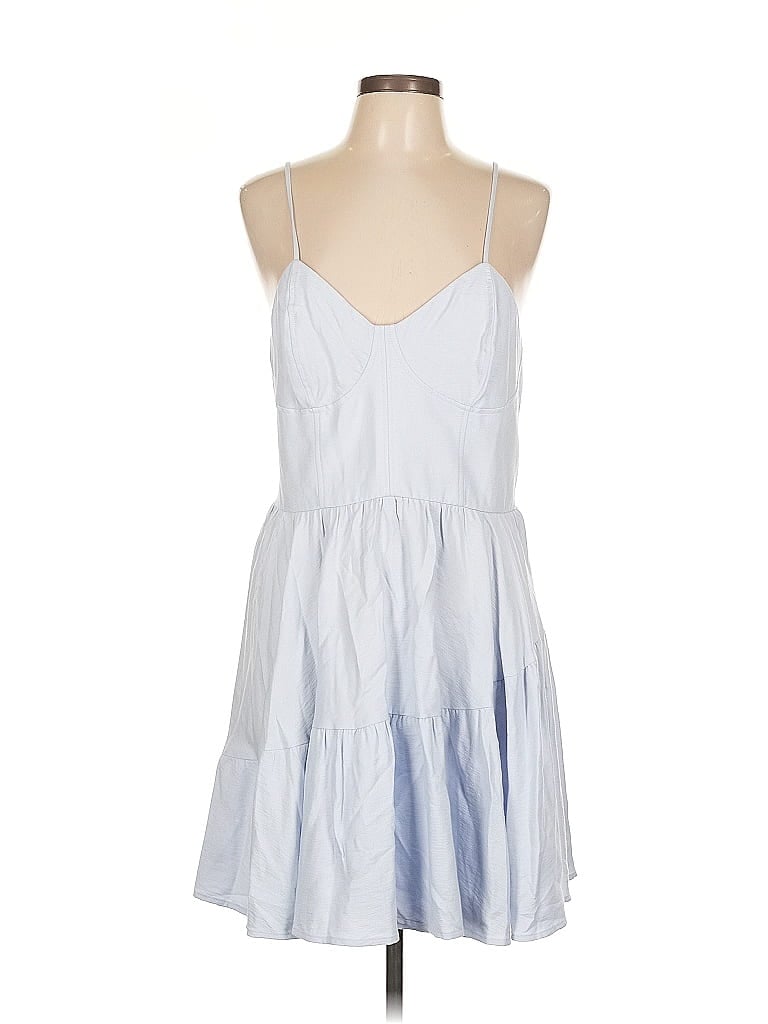 Pre-owned Open Edit Casual Dress In Blue