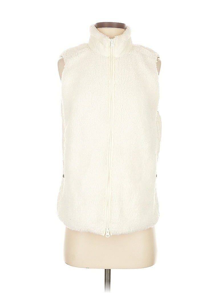 Pre-owned T By Talbots Sweater Vest In White