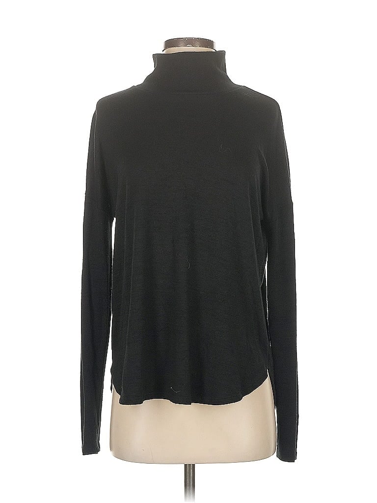 Pre-owned Banana Republic Turtleneck Sweater In Black