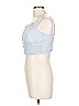Forever 21 100% Polyester Blue Sleeveless Blouse Size L - photo 5