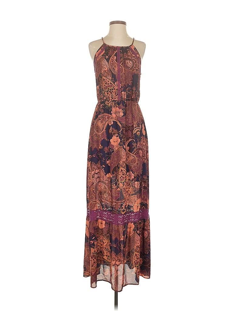 Pre-owned Collective Concepts Casual Dress In Brown