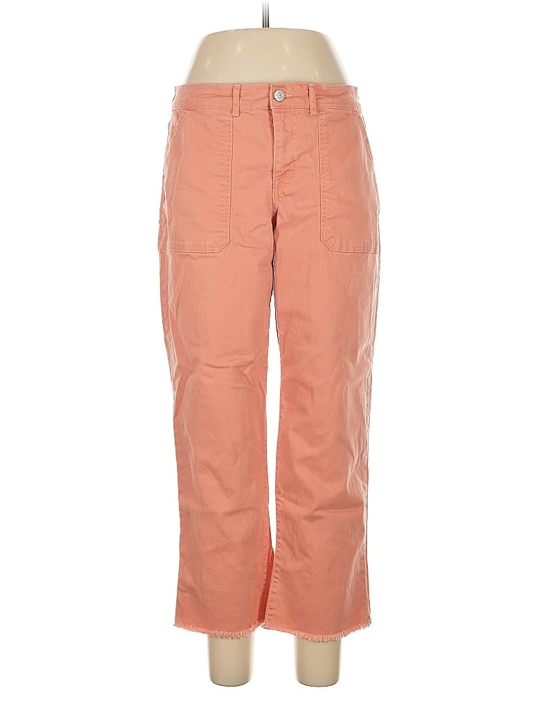 Pre-owned Logo By Lori Goldstein Jeans In Orange