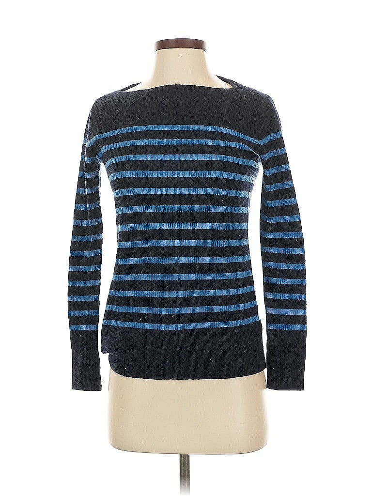 Pre-owned Vince Cashmere Pullover Sweater In Blue
