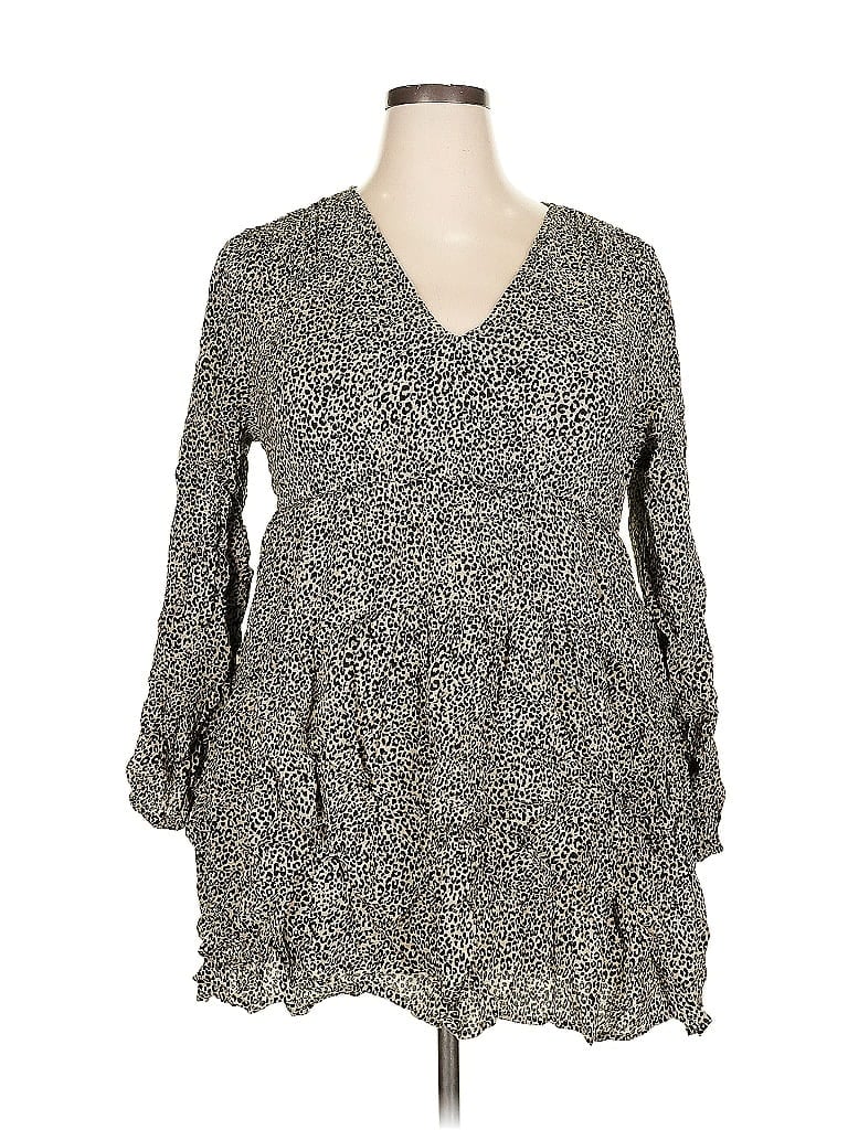 Pre-owned A New Day Casual Dress In Gray