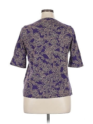 Lauren by Ralph Lauren 3/4 Sleeve T-Shirt (view 2)