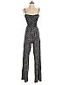 Blue Life 100% Polyester Tweed Gray Black Jumpsuit Size XS - photo 1