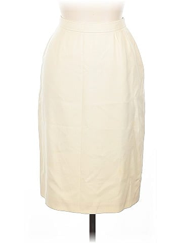Evan Picone Faux Leather Skirt (view 1)