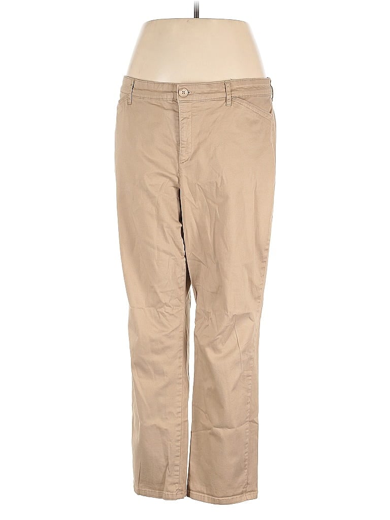 Click to view more detailed imagery on our partner's website Pre-owned Gloria Vanderbilt Khaki Pant In Brown