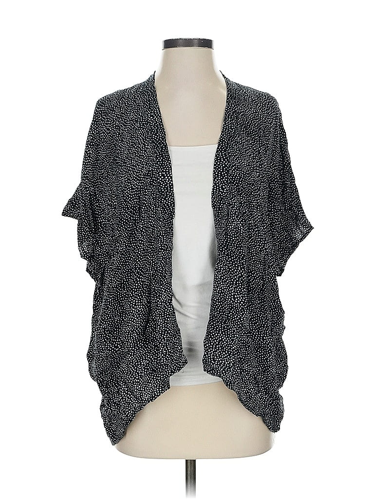 Pre-owned Ann Taylor Loft Kimono In Gray