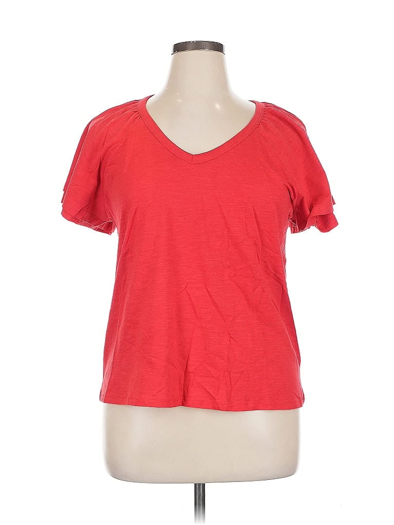 Rafaella Short Sleeve T-shirt In Red