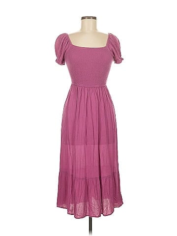 Pink Rose Casual Dress (view 1)