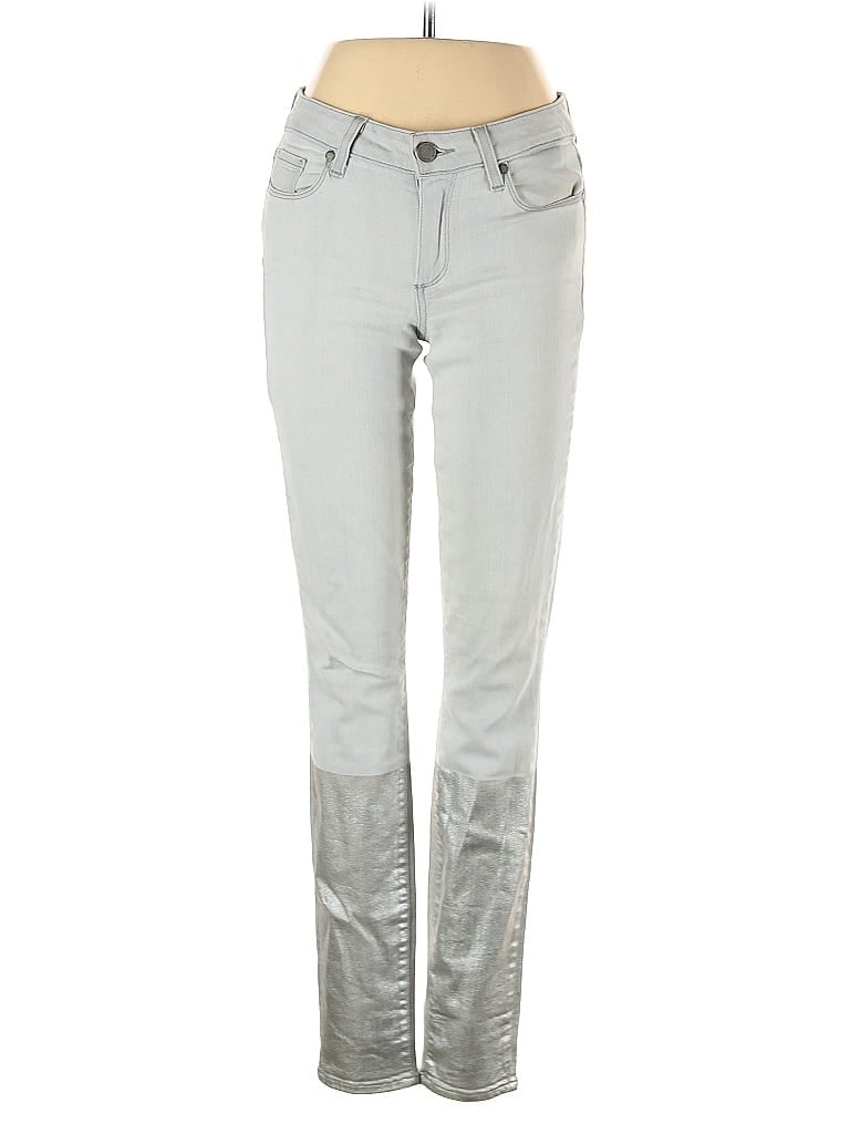 Pre-owned Paige Jeans In Silver