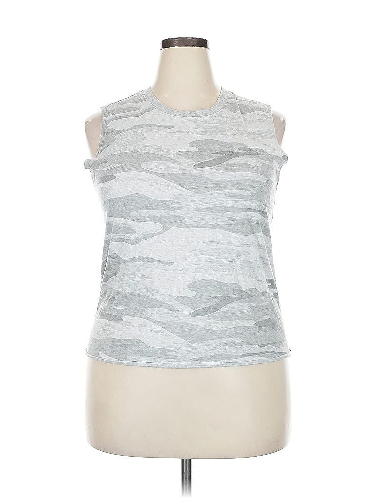 Pre-owned Justify Sleeveless T-shirt In Silver