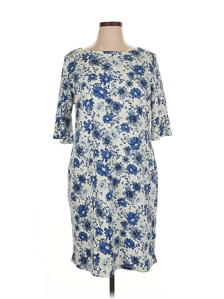 Pre-owned Style & Co Casual Dress In Blue