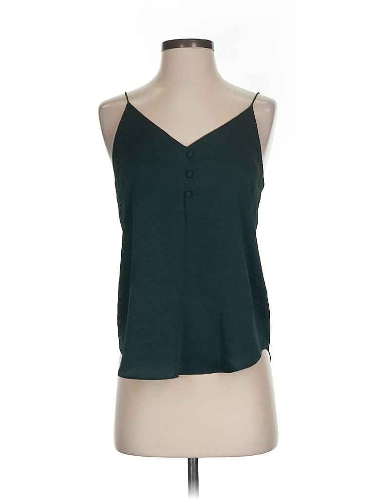 Pre-owned Express Sleeveless Blouse In Blue