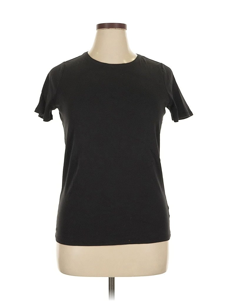 Click to view more detailed imagery on our partner's website Pre-owned Talbots Short Sleeve T-shirt In Black