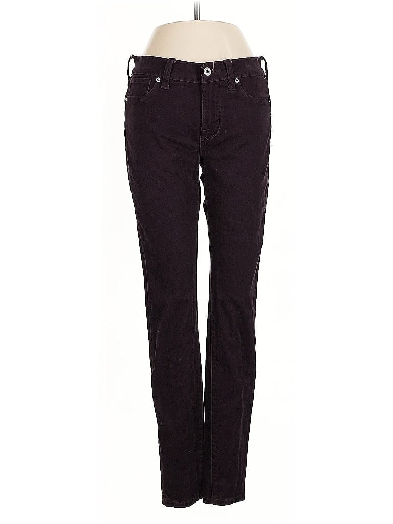 Pre-owned Lucky Brand Casual Pants In Burgundy