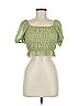 Polly 100% Polyester Green Sleeveless Blouse Size 6 - photo 1