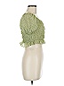 Polly 100% Polyester Green Sleeveless Blouse Size 6 - photo 4