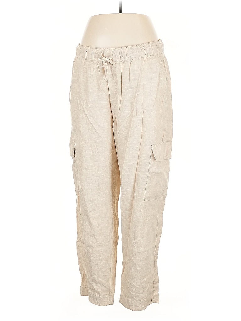 Pre-owned Gap Linen Pants In Brown