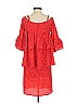 Y.A.S 100% Polyester Polka Dots Red Casual Dress Size S - photo 2