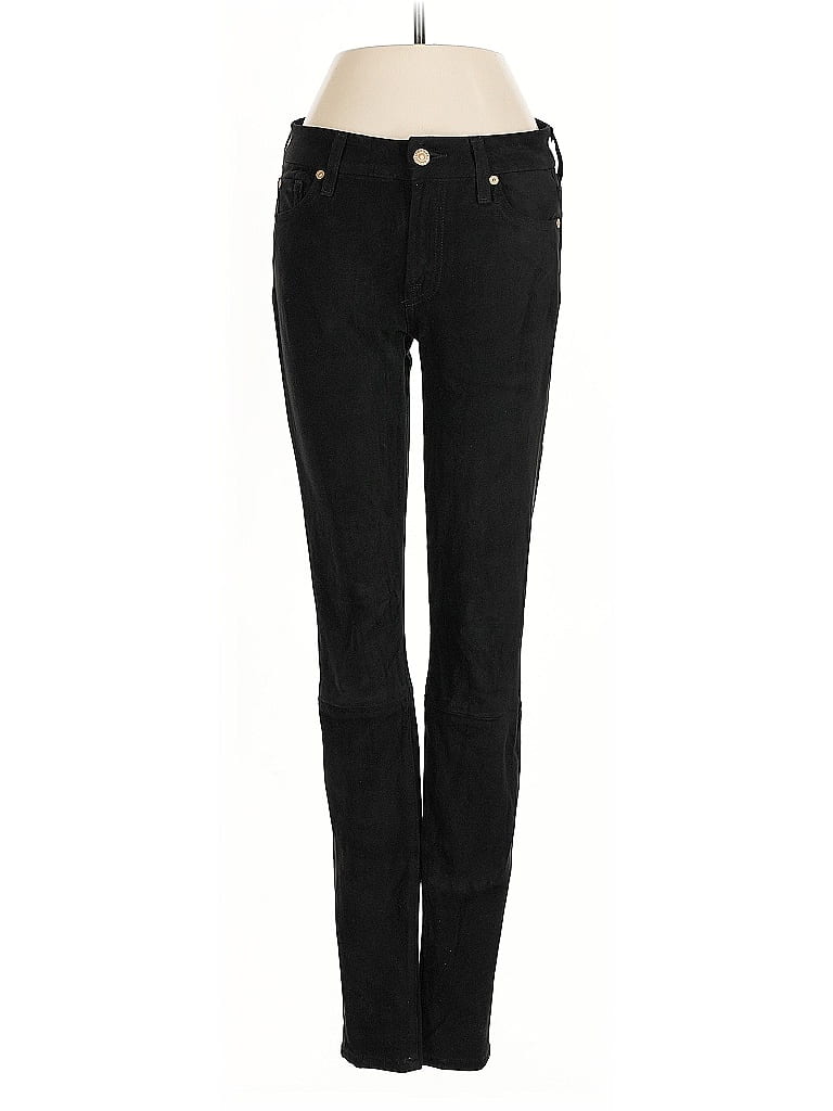 Pre-owned 7 For All Mankind Jeans In Black