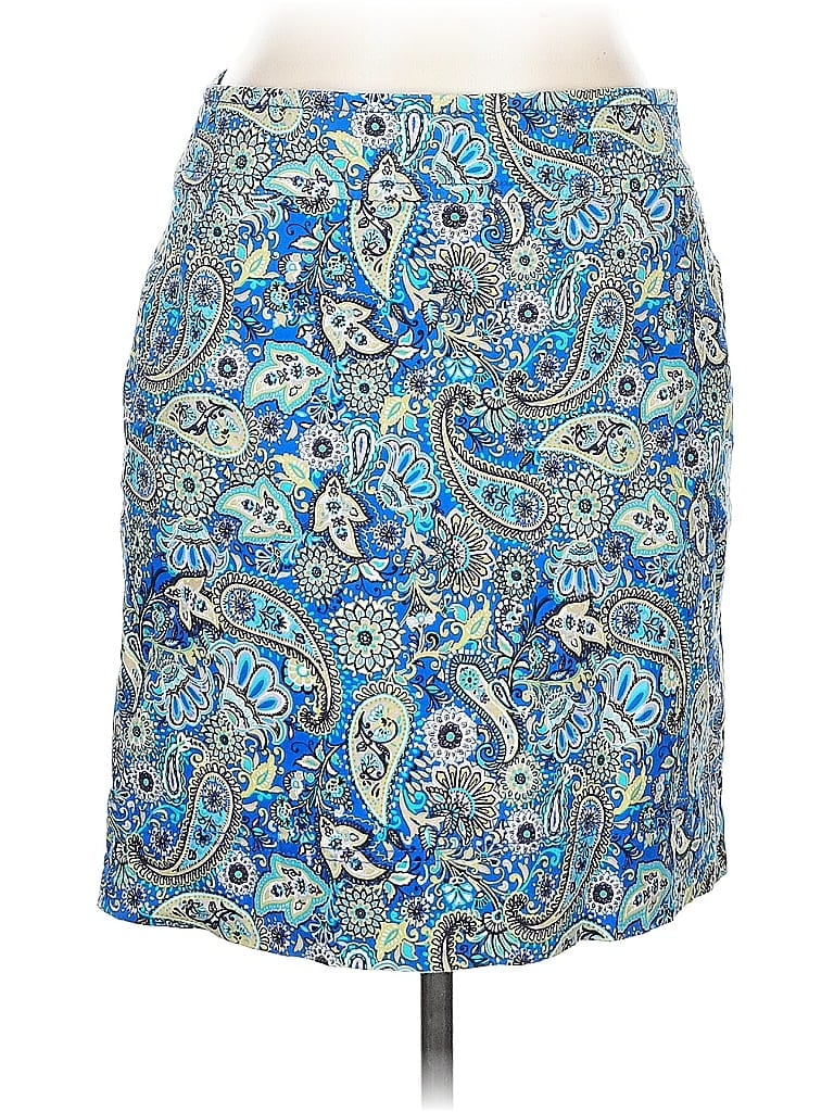 Pre-owned Talbots Outlet Casual Skirt In Blue