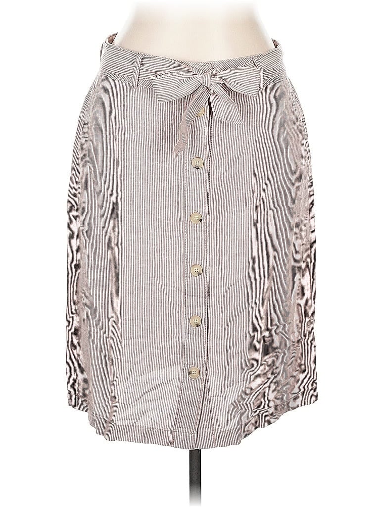 Pre-owned Liz Claiborne Casual Skirt In Gray